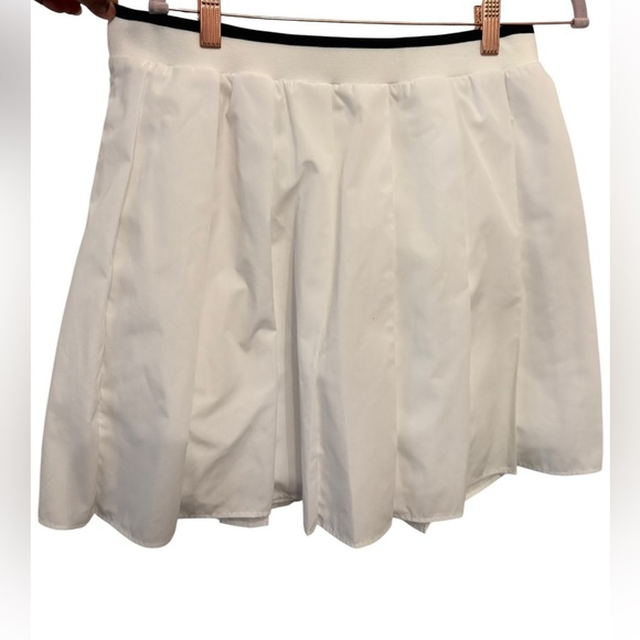 JW Anderson White Midi Skirt with Black Trim - Picture 5 of 7